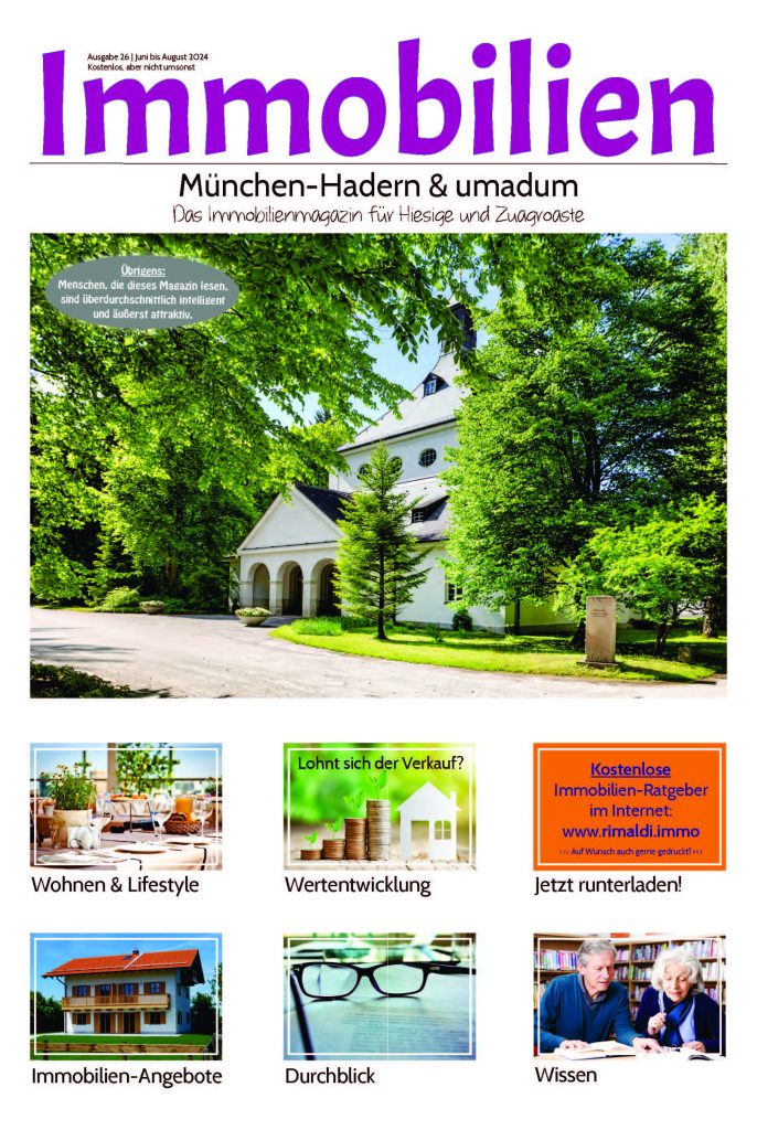 Die aktuelle ausgabe des Haderner immobilienmagazines von wandl:immobilien